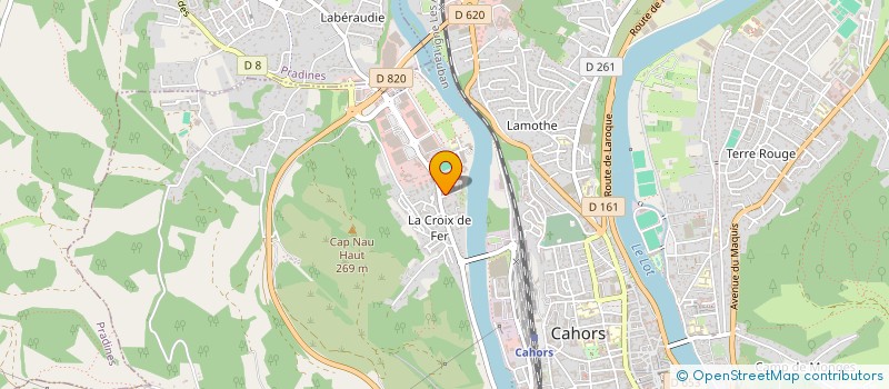 localisation de l'entreprise MONSIEUR HAMADY SIDIBE  CAHORS