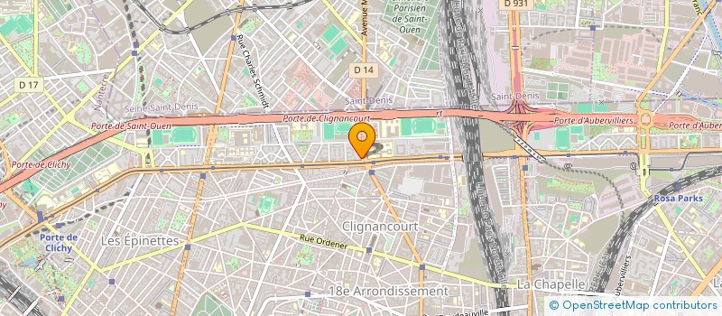 localisation de l'entreprise MONSIEUR HAMADY SOUARE  PARIS 18