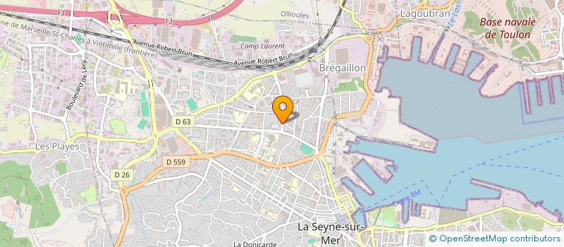 localisation de l'entreprise MONSIEUR HAMAID BOUSSANDEL  LA SEYNE-SUR-MER