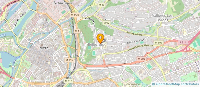 localisation de l'entreprise MONSIEUR HAMAM EMHAMED EL HARTI  METZ