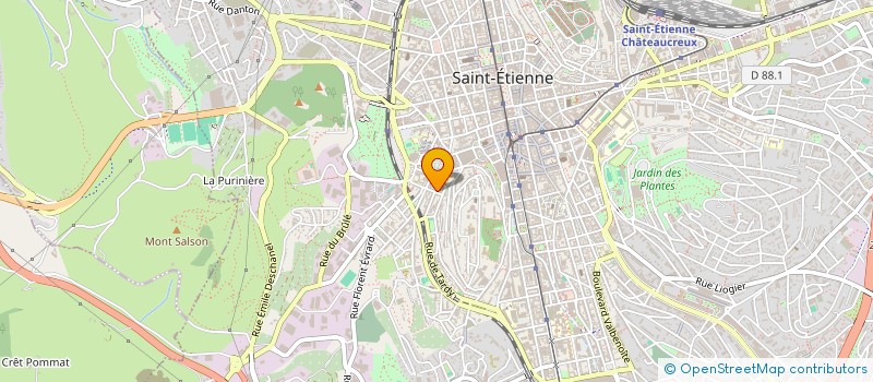 localisation de l'entreprise MONSIEUR HAMAMI MOHAMADI à SAINT-ETIENNE