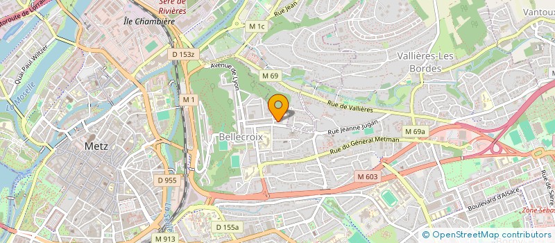 localisation de l'entreprise MONSIEUR HAMANULLAH NORI  METZ