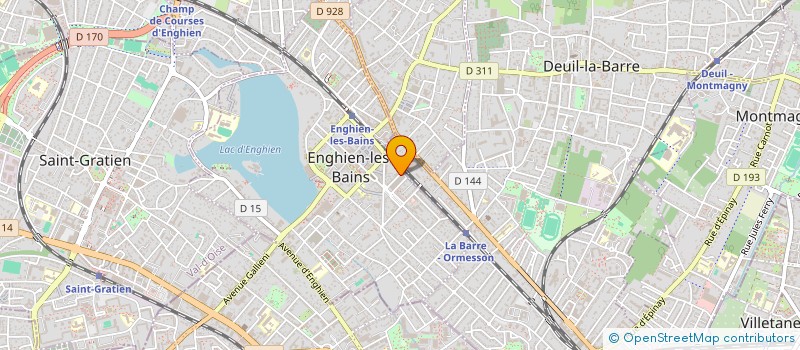 localisation de l'entreprise MONSIEUR HAMARA CAMARA  ENGHIEN-LES-BAINS