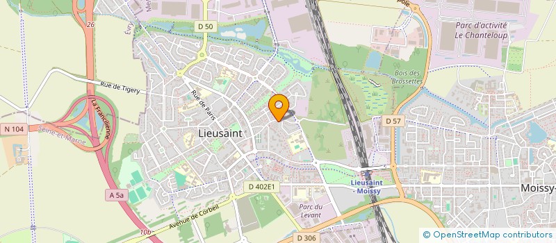 localisation de l'entreprise MONSIEUR HAMARA DOTONOU  LIEUSAINT