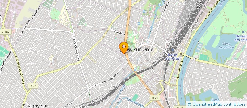 localisation de l'entreprise MONSIEUR HAMATH THIONGANE à JUVISY-SUR-ORGE