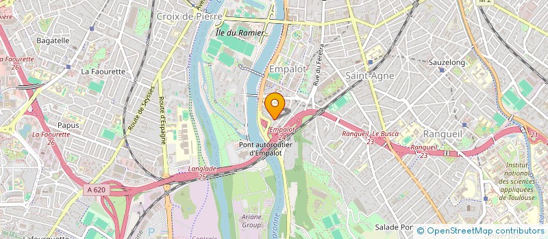 localisation de l'entreprise MONSIEUR HAMAYOON QAZIKHEEL  TOULOUSE