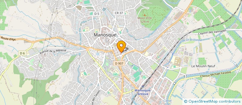 localisation de l'entreprise MONSIEUR HAMAYOUN MERZAYE à MANOSQUE