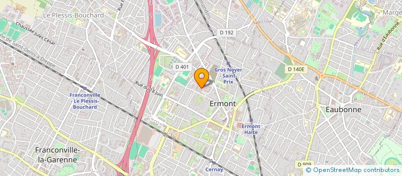 localisation de l'entreprise MONSIEUR HAMBOUGOURY SISSOKO  ERMONT