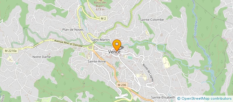 localisation de l'entreprise MONSIEUR HAMDA BELHADJ  VENCE