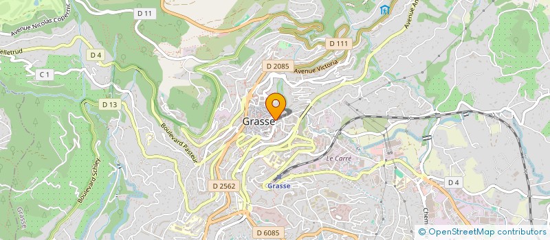 localisation de l'entreprise MONSIEUR HAMDA KAHLAOUI  GRASSE