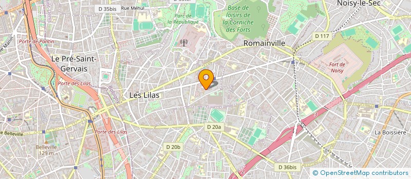 localisation de l'entreprise MONSIEUR HAMDA ZAOUI à LES LILAS