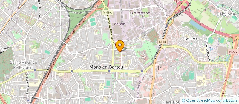 localisation de l'entreprise MONSIEUR HAMDALLAH NIAZI  MONS-EN-BARUL