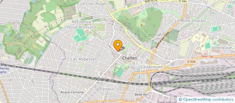 localisation de l'entreprise MONSIEUR HAMDANE BEN HARETH  CHELLES