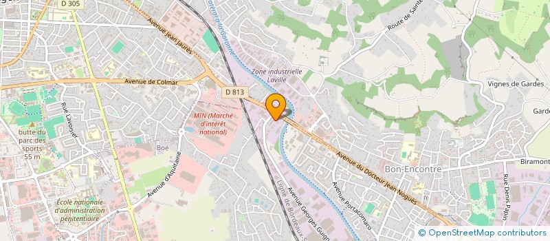 localisation de l'entreprise MONSIEUR HAMDANE CHEBLAL  BOE