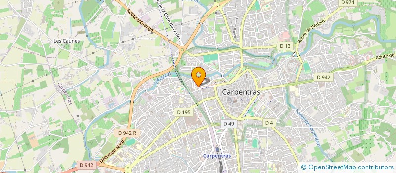 localisation de l'entreprise MONSIEUR HAMDI AKREMI  CARPENTRAS