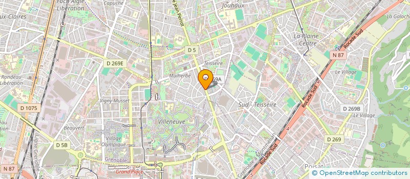 localisation de l'entreprise MONSIEUR HAMDI ATAYA  GRENOBLE