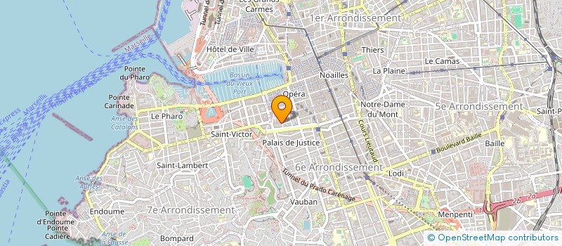 localisation de l'entreprise MONSIEUR HAMDI BACHTLI  MARSEILLE