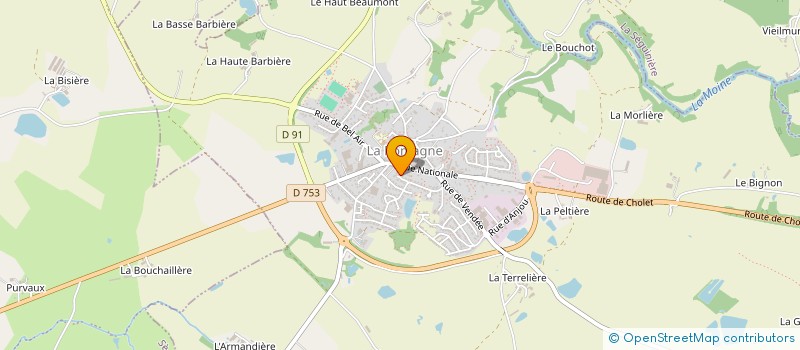 localisation de l'entreprise MONSIEUR HAMDI BEN SEGHAIER à LA ROMAGNE