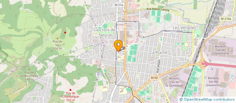 localisation de l'entreprise MONSIEUR HAMDI CHATTI  CLERMONT-FERRAND