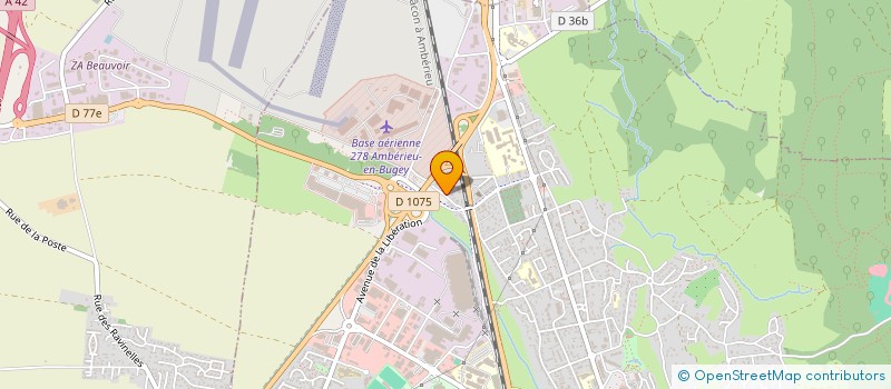 localisation de l'entreprise MONSIEUR HAMDI GEUBLAOUI  AMBERIEU-EN-BUGEY