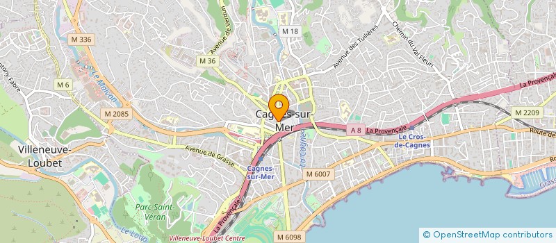 localisation de l'entreprise MONSIEUR HAMDI HADHRAOUI à CAGNES-SUR-MER