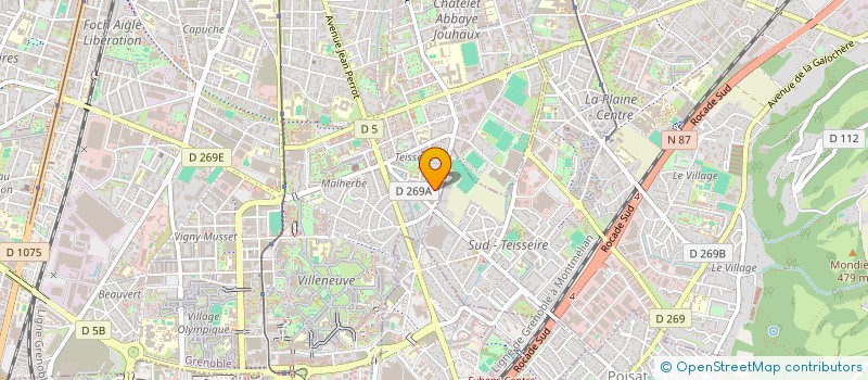 localisation de l'entreprise MONSIEUR HAMDI HENNAD  GRENOBLE