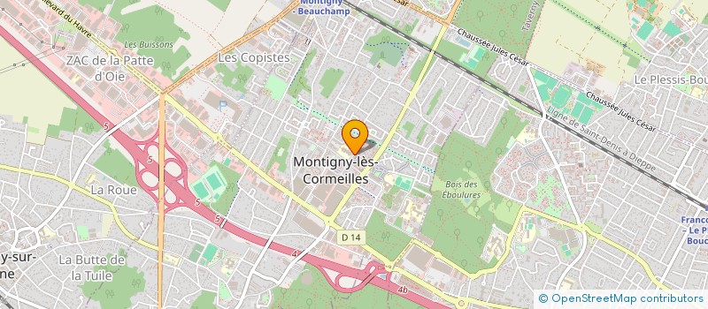 localisation de l'entreprise MONSIEUR HAMDI JRIDI  MONTIGNY-LES-CORMEILLES