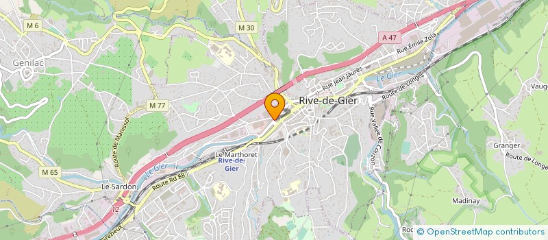 localisation de l'entreprise MONSIEUR HAMDI KHESSIBA  RIVE-DE-GIER