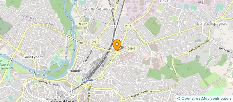 localisation de l'entreprise MONSIEUR HAMDI LAZAAR à ANGOULEME