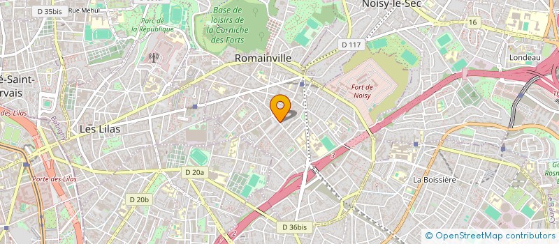 localisation de l'entreprise MONSIEUR HAMDI MSALMI  ROMAINVILLE