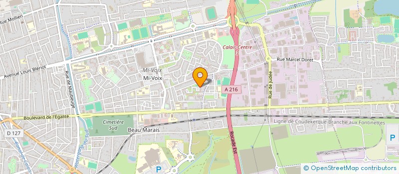 localisation de l'entreprise MONSIEUR HAMDI TBOLBI  CALAIS