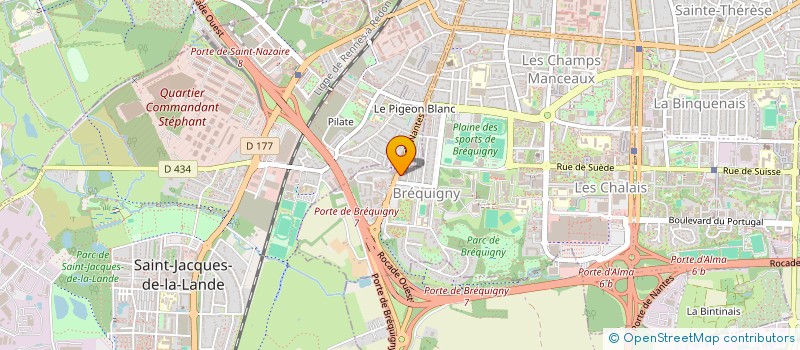 localisation de l'entreprise MONSIEUR HAMDY ELBELTAGY  RENNES