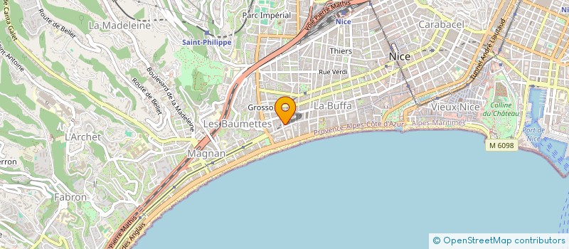 localisation de l'entreprise MONSIEUR HAMDY MOHAMED à NICE