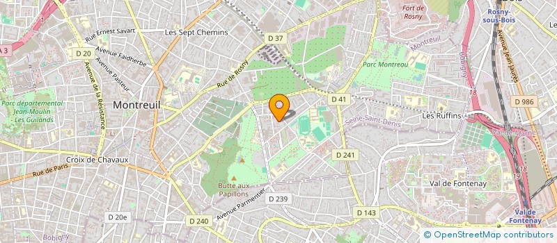 localisation de l'entreprise MONSIEUR HAME SYLLA à MONTREUIL