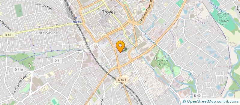 localisation de l'entreprise MONSIEUR HAMED-AL-AMIR MBESSA  TROYES