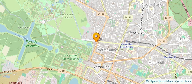 localisation de l'entreprise MONSIEUR HAMED ASSID à VERSAILLES