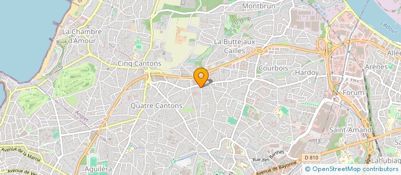 localisation de l'entreprise MONSIEUR HAMED BAMBA  ANGLET