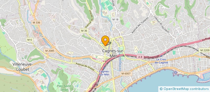 localisation de l'entreprise MONSIEUR HAMED BERRIRI à CAGNES-SUR-MER