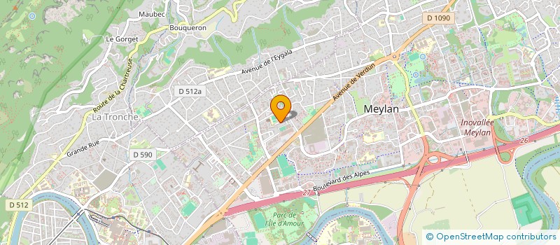 localisation de l'entreprise MONSIEUR HAMED CHAABOUNI à MEYLAN