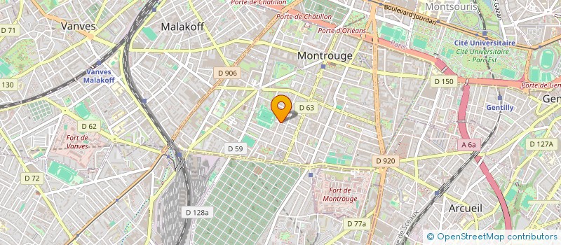 localisation de l'entreprise MONSIEUR HAMED CHAFEI à MONTROUGE