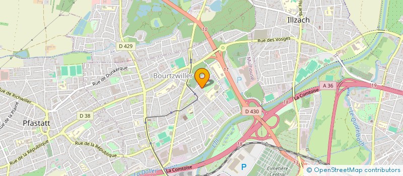 localisation de l'entreprise MONSIEUR HAMED CHEIKHI  MULHOUSE