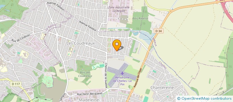 localisation de l'entreprise MONSIEUR HAMED DERRAZ à CHELLES