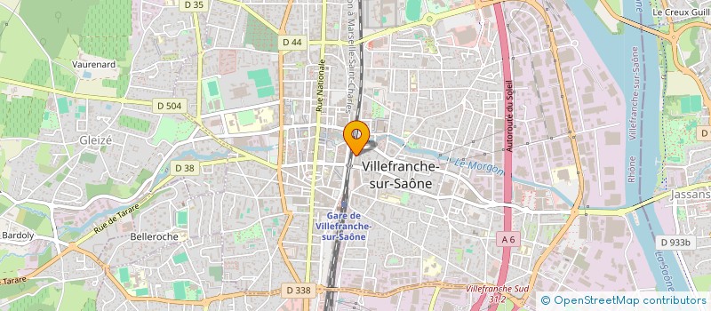 localisation de l'entreprise MONSIEUR HAMED DJAFER  VILLEFRANCHE-SUR-SAONE