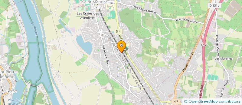 localisation de l'entreprise MONSIEUR HAMED DJELLOULI  SAINT-MAURICE-L'EXIL