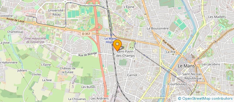 localisation de l'entreprise MONSIEUR HAMED GHANNOUCHI  LE MANS