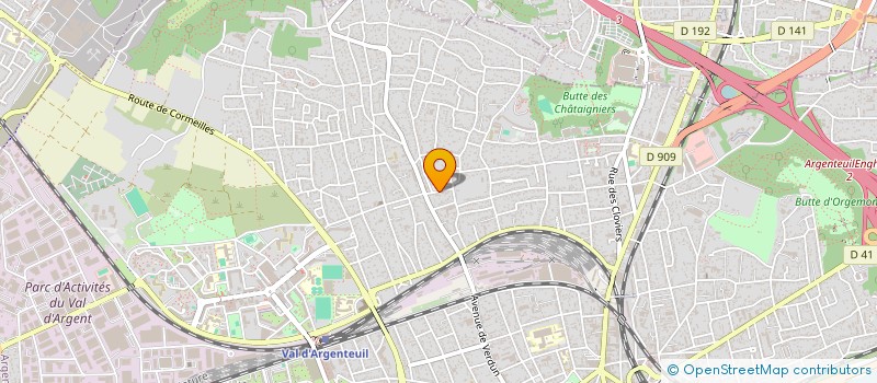 localisation de l'entreprise MONSIEUR HAMED GHELMACI  ARGENTEUIL