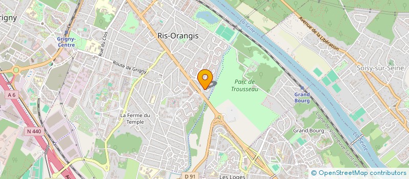 localisation de l'entreprise MONSIEUR HAMED HEDJANE à RIS-ORANGIS