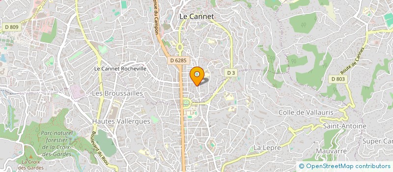 localisation de l'entreprise MONSIEUR HAMED JLASSI à LE CANNET