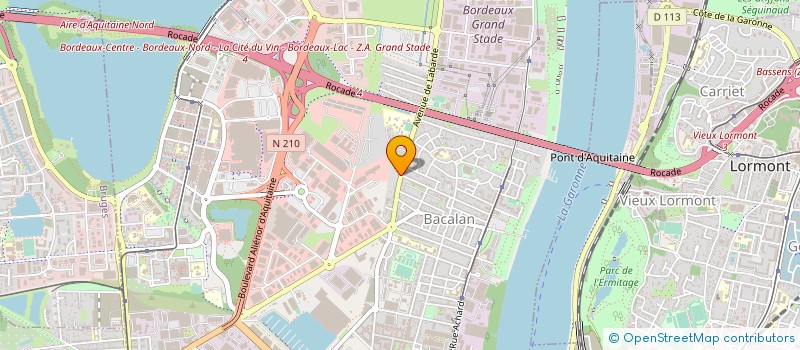 localisation de l'entreprise MONSIEUR HAMED KASSIOUI  BORDEAUX