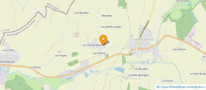 localisation de l'entreprise MONSIEUR HAMED KONE à CHARNY OREE DE PUISAYE